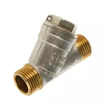 Фильтр грубой очистки Valtec, 1/2", наружная резьба, никелированный, латунь