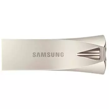 Флешка Samsung Bar Plus MUF-256BE3/APC, 256Гб, USB3.1, серебристый