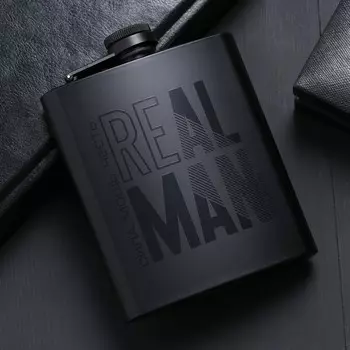 Фляжка Real man, 210 мл