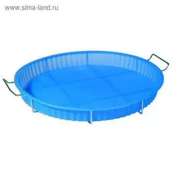 Форма для пирога Regent inox Silicone, с металлической подставкой, размер 30х3 см