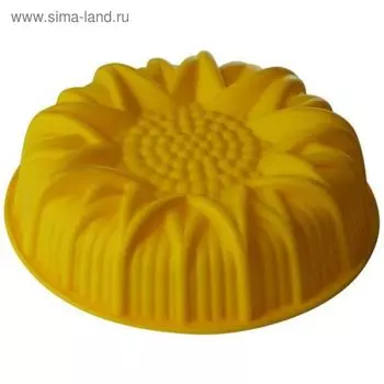 Форма «Подсолнух» Regent inox Silicone, размер 24.5х6.5 см