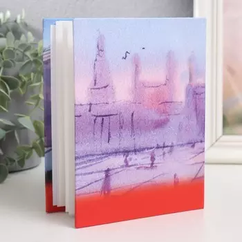 Фотоальбом на 100 фото 10х15 см, пластик. листы "watercolor travel" Лондон