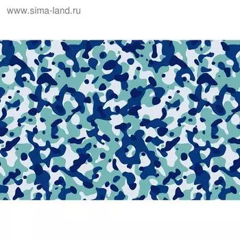 Баннер на забор, 300200 см, с фотопечатью, люверсы шаг 1 м, «Камуфляж 13», Greengo