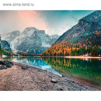 Фотосетка, 250200 см, с фотопечатью, люверсы шаг 1 м, «Горы», Greengo