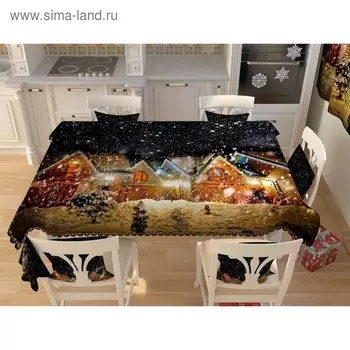 Фотоскатерть «Новогодняя коллекция 160», размер 145 200 см, габардин