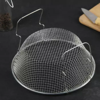 Фритюрница Доляна, d=24 см, цвет серебристый