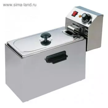 Фритюрница VIATTO VA-DF4, 2000 Вт, 4 л 1 котёл, регулировка температуры, серебристая