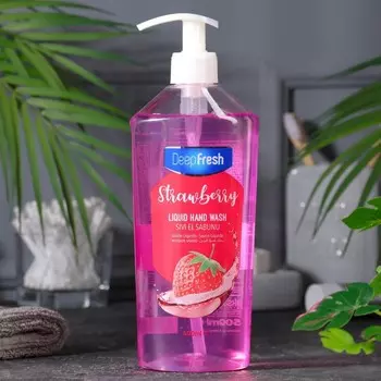 Фруктовое жидкое мыло для рук "Клубника", Deep Fresh, 500 мл