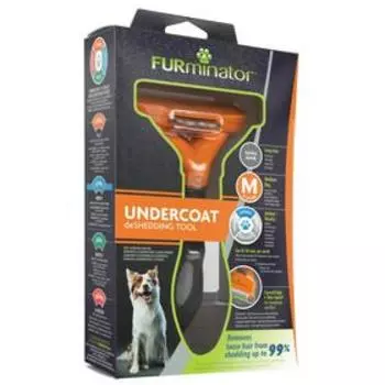 Фурминатор FURminator M для средних собак с длинной шерстью