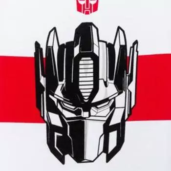 Футболка детская "Transformers", рост 86-92, белый