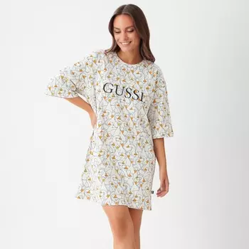 Футболка домашняя удлинённая женская KAFTAN Gussi, размер 44-46