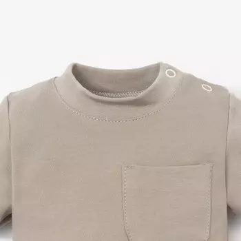 Футболка Крошка, Я BASIC LINE, рост 80-86 см, бежевый