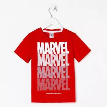 Футболка MARVEL, рост 110-116, красный