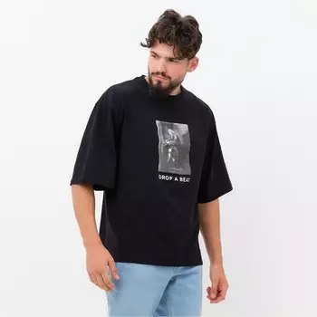 Футболка мужская KAFTAN Drop, черный, р. 46