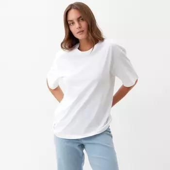 Футболка женская KAFTAN: Basic line, белая, размер 52-54