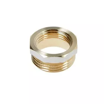 Футорка "СТМ", 2" х 1 1/2", внутренняя/наружная резьба, никелированная латунь