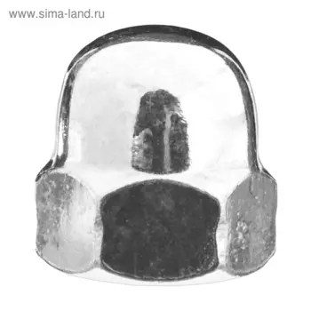 Гайка ЗУБР, колпачковая, DIN1587, оцинкованная, М10, 5 кг