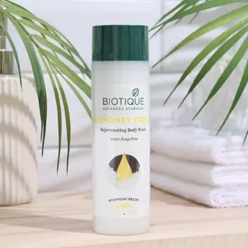 Гель для душа "BIOTIQUE", с мёдом, 190 мл