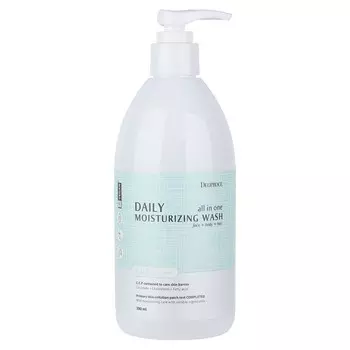Гель для душа Deoproce Daily All In One Moisturizing Wash, 390 мл
