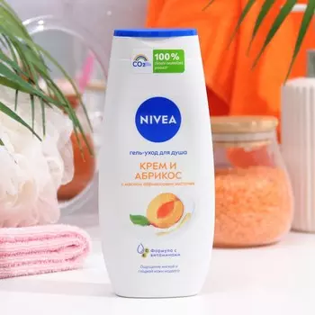 Гель для душа Nivea «Крем абрикос», 250 мл