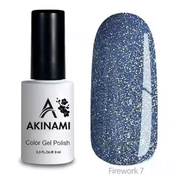 Гель-лак Akinami Fireworks №07, 9 мл