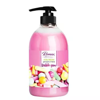 Гель-мыло Romax Bubble Gum, 1 л