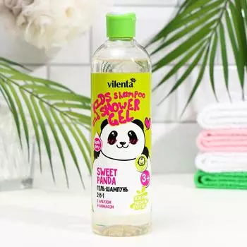 Гель-шампунь 2-в-1 SWEET PANDA с Арбузом и Ананасом, 400 мл