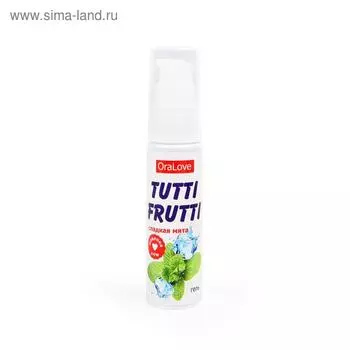 Гель-смазка TUTTI-FRUTTI OraLove Сладкая Мята, на водной основе, съедобная, 30 мл