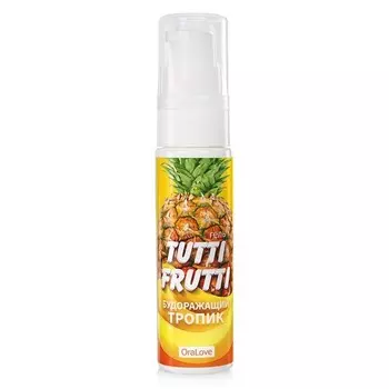 Гель-смазка TUTTI-FRUTTI OraLove Тропик, на водной основе, съедобная, 30 мл