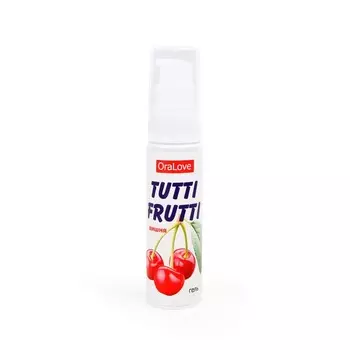 Гель-смазка TUTTI-FRUTTI OraLove Вишня, на водной основе, съедобная, 30 мл