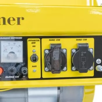 Генератор бензиновый Kolner KGEG 3000, 4Т, 3 кВт, 7 л.с, 15 л, 2х220/12 В, ручной старт
