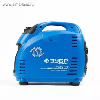 Генератор "ЗУБР" ЗИГ-1200, бензиновый, инверторный, 1/1.2 кВт, 4Т, 220 В, 3.6 л