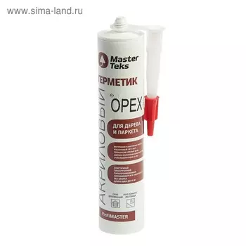Герметик MasterTeks PM, для дерева и паркета, акриловый, орех, 290 мл