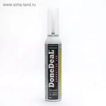 Герметик силиконовый DONE DEAL серый, 205 г