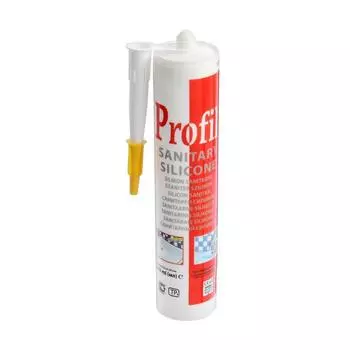 Герметик силиконовый Soudal Profil, санитарный, белый, 270 мл