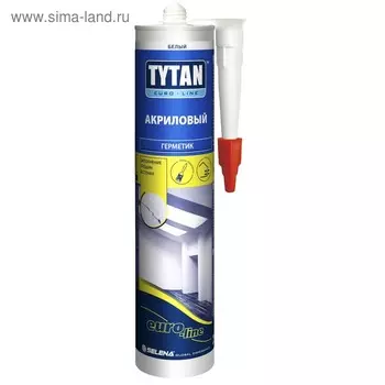 Герметик Tytan Euro-Line (19779), акриловый, белый, 280 мл