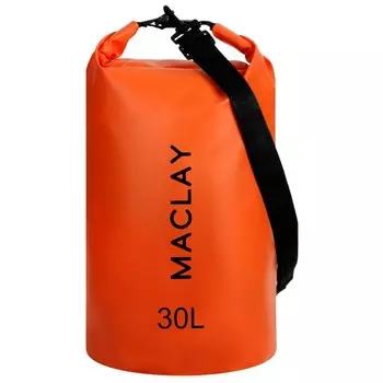 Гермомешок туристический maclay, 30 л, 500D, с лямкой, бежевый
