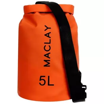 Гермомешок туристический maclay, 5 л, 500D, бежевый