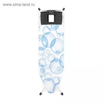 Гладильная доска Brabantia, размер 124х45 см, принт пузырьки