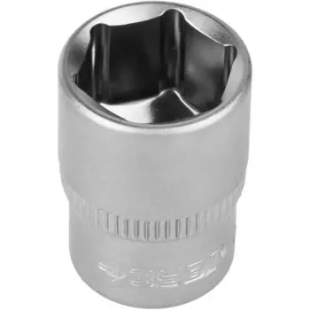 Головка торцевая ЗУБР 27715-13, CrV, FLANK, хроматированная, 1/4", 13 мм