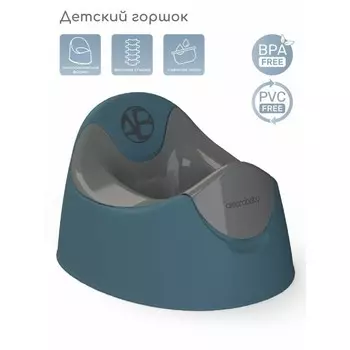 Горшок детский AmaroBaby Bonny, цвет бирюзовый