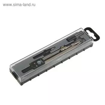 Готовальня GLOBUS Junior, 3 предмета, в футляре