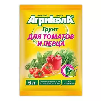 Грунт "Агрикола" для Томатов и перцев, 6 л