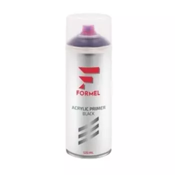 Грунт акриловый FORMEL, черный, аэрозоль, 520 мл