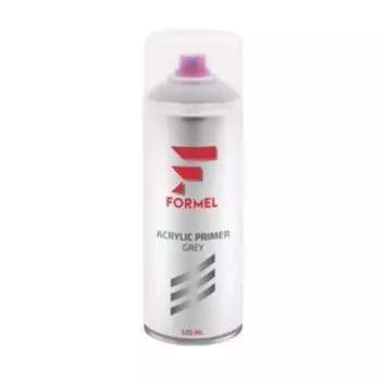 Грунт акриловый FORMEL, серый, аэрозоль, 520 мл