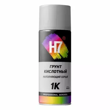 Грунт кислотный наполняющий H7, серый, аэрозоль, 520 мл