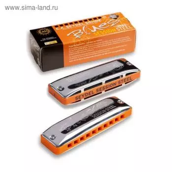 Губная гармошка Seydel Sohne 10301BB Session Steel Bb