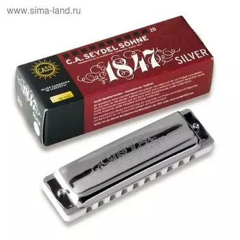 Губная гармошка Seydel Sohne 16301BB 1847 Silver Bb