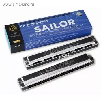 Губная гармошка Seydel Sohne 26480G Sailor Steel G тремоло