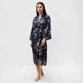 Халат домашний KAFTAN "Дракон", размер 44-46, синий